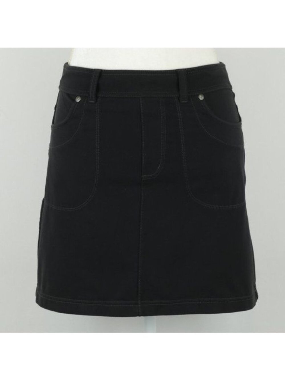 Athleta Bettona Women's Extra Small Black Knit Pull On Mid Rise Casual Skort